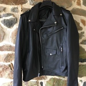 Bryant Coat Black Leather Moto Jacket